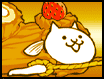 聖誕樹幹蛋糕貓